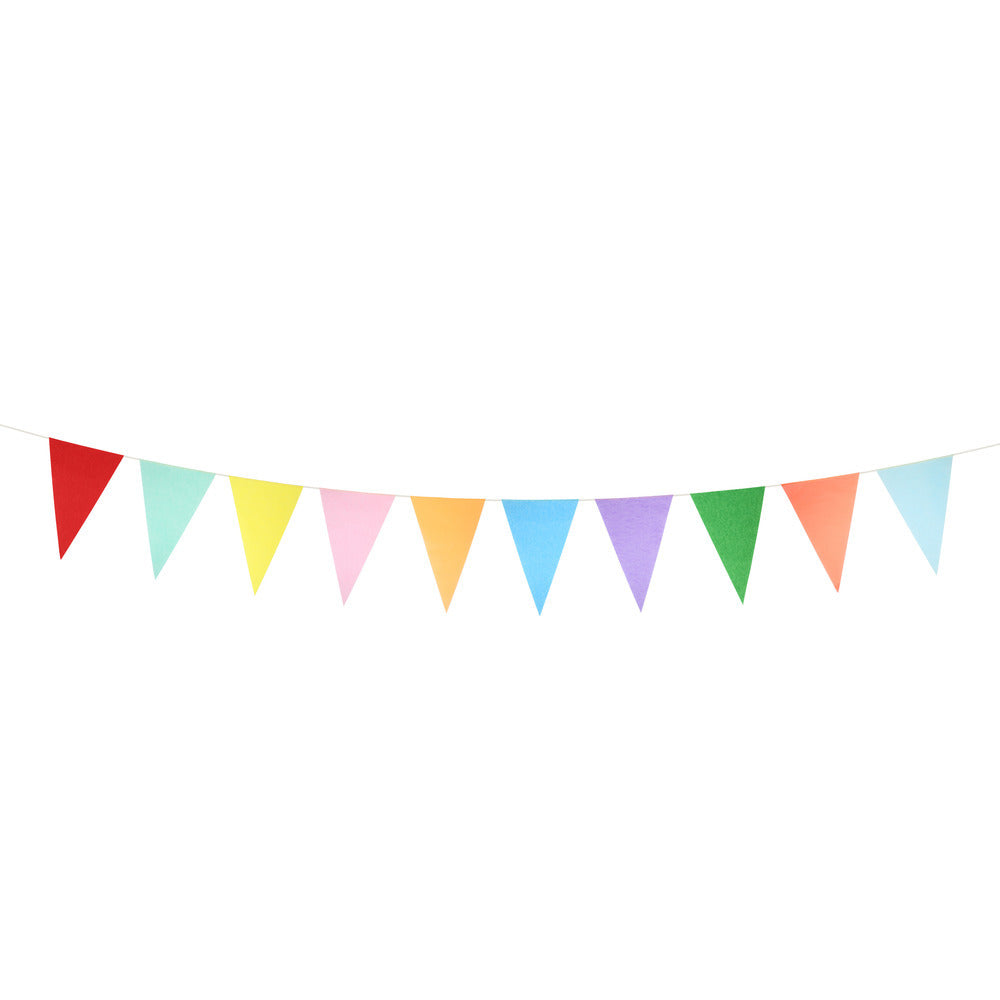 Guirnaldas con triangulos de papel de seda (2 unidades)