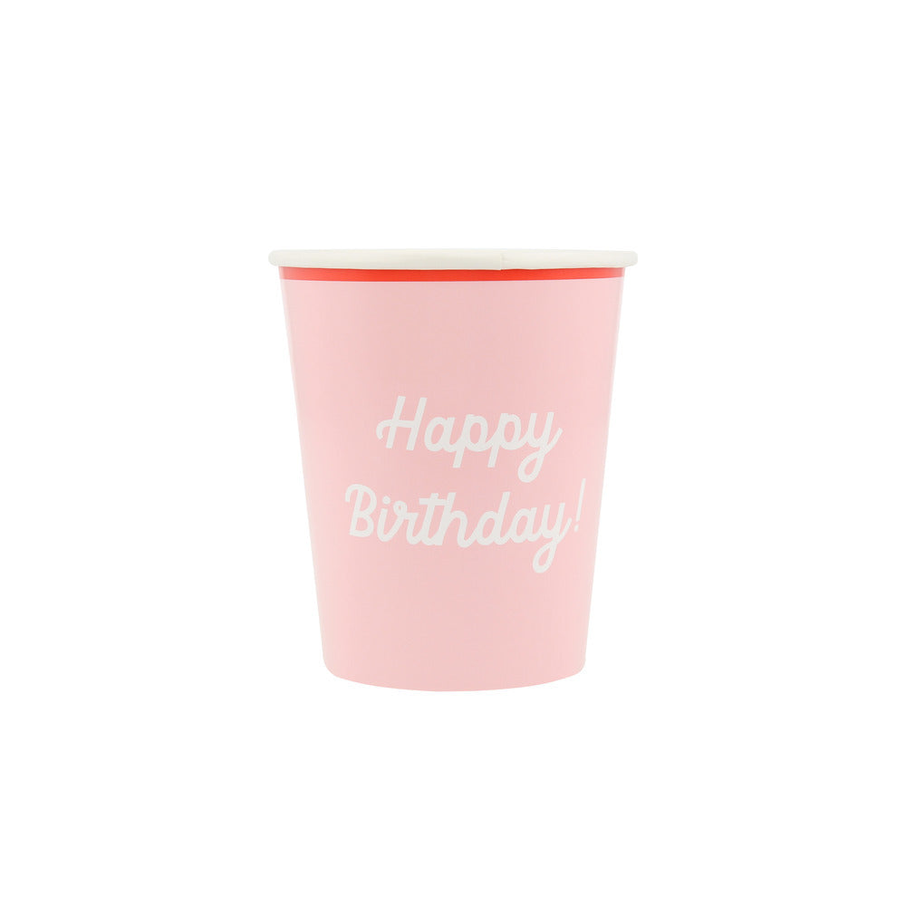 Vasos mix Happy Birthday