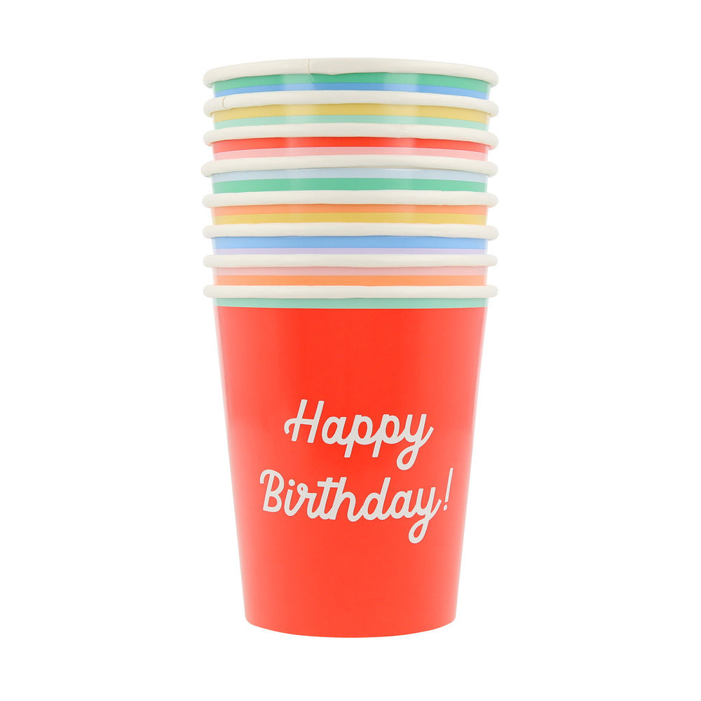 Vasos mix Happy Birthday