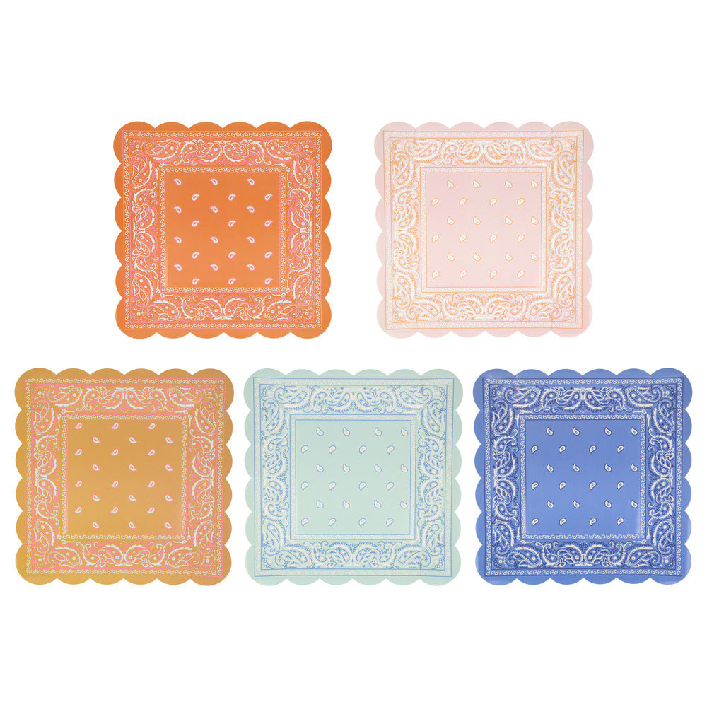 Platos diseño bandanas - grandes