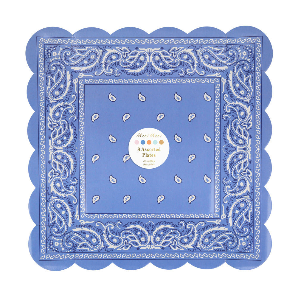 Platos diseño bandanas - grandes
