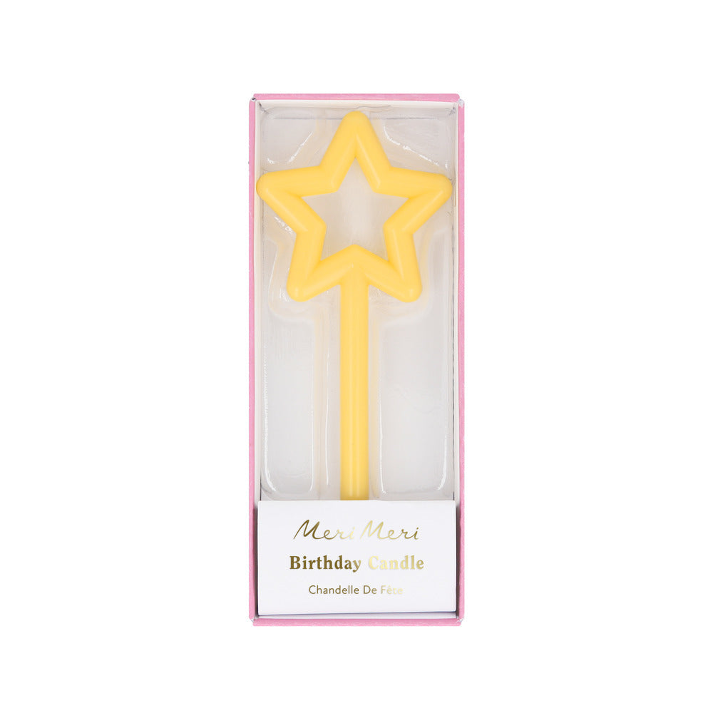 Vela estrella - delgada amarilla