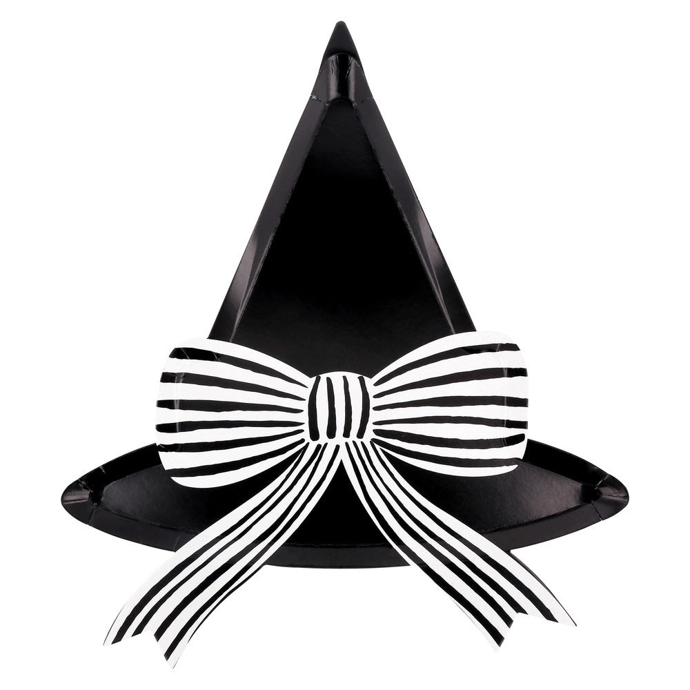 Platos con forma de gorro de bruja
