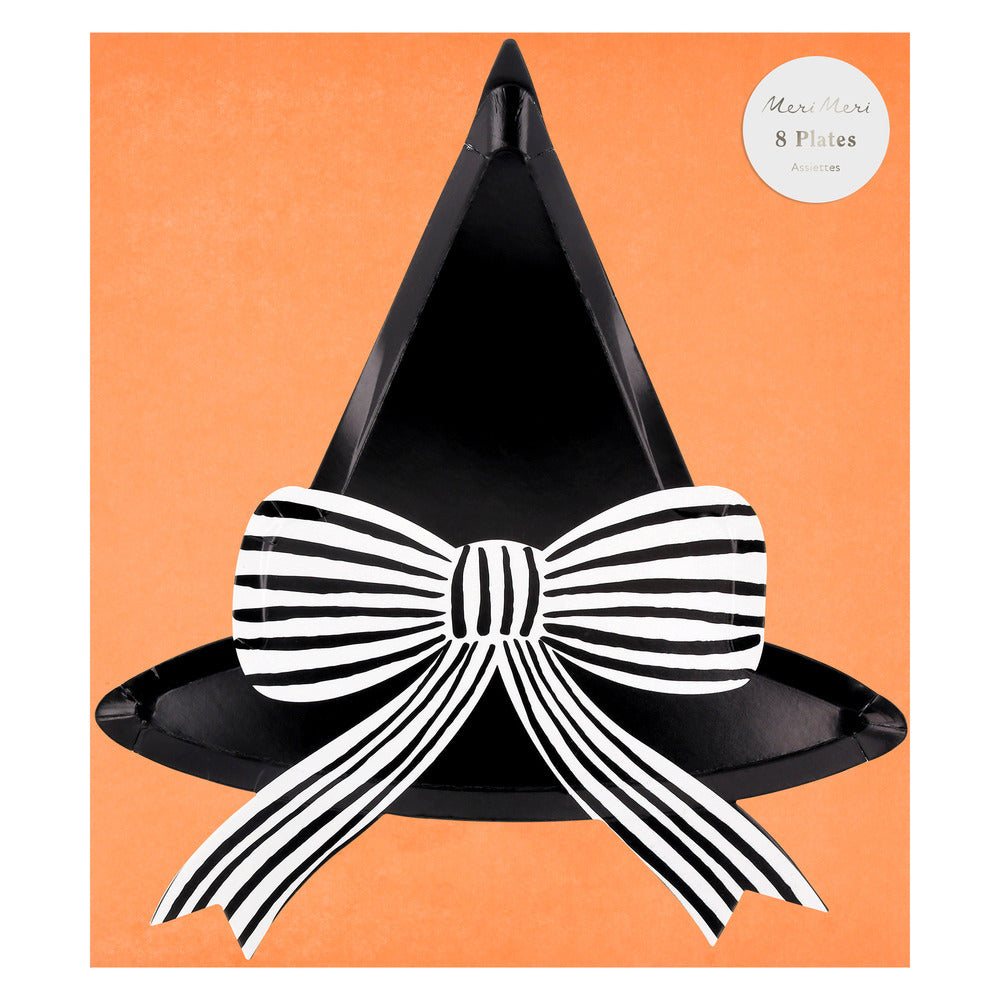 Platos con forma de gorro de bruja