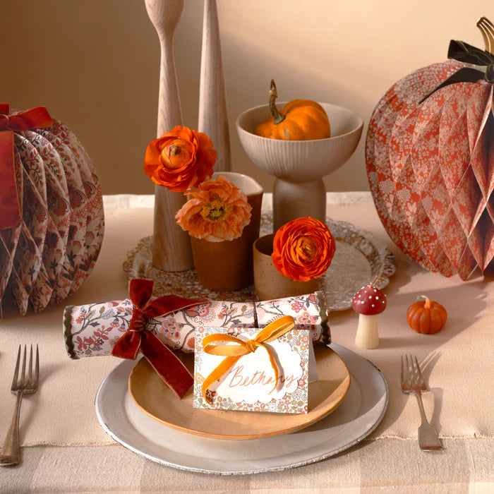 Porta nombre colores otoñales Liberty