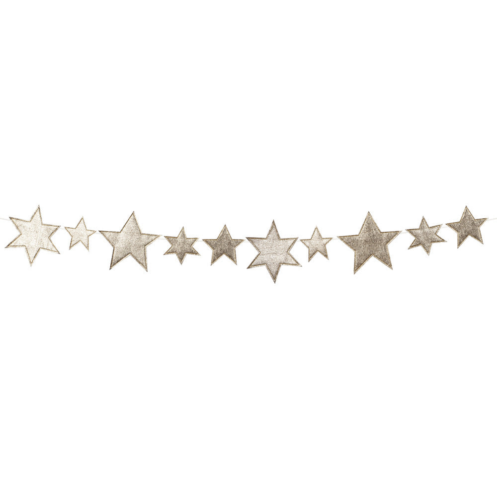 Guirnalda estrellas gigantes doradas