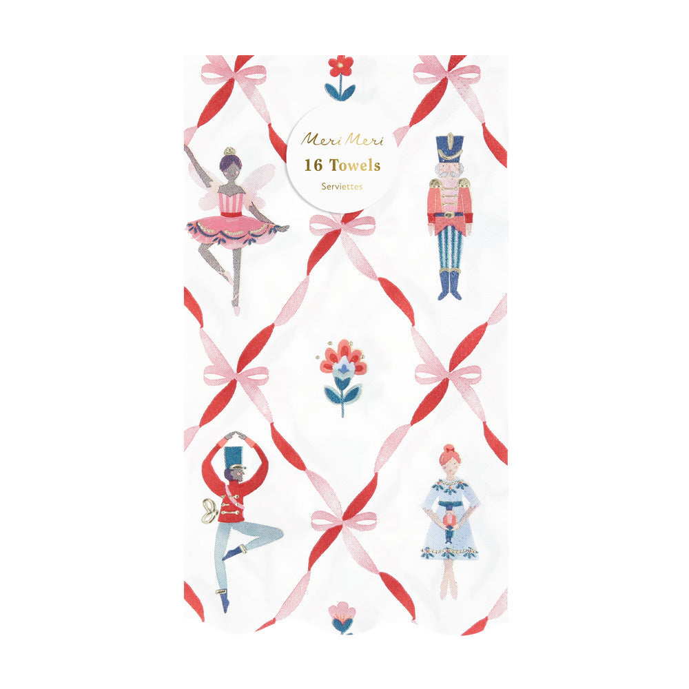 Servilletas ballet Cascanueces - alargadas