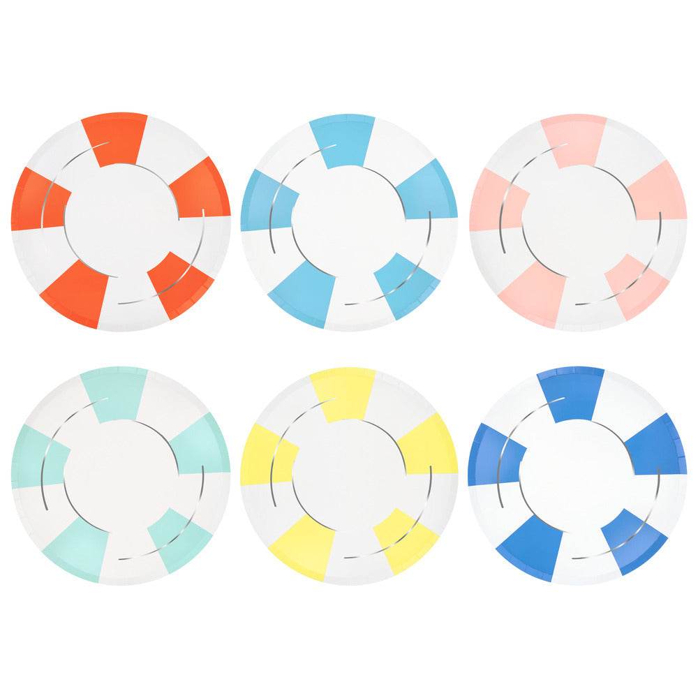 Platos con forma de flotador - grandes