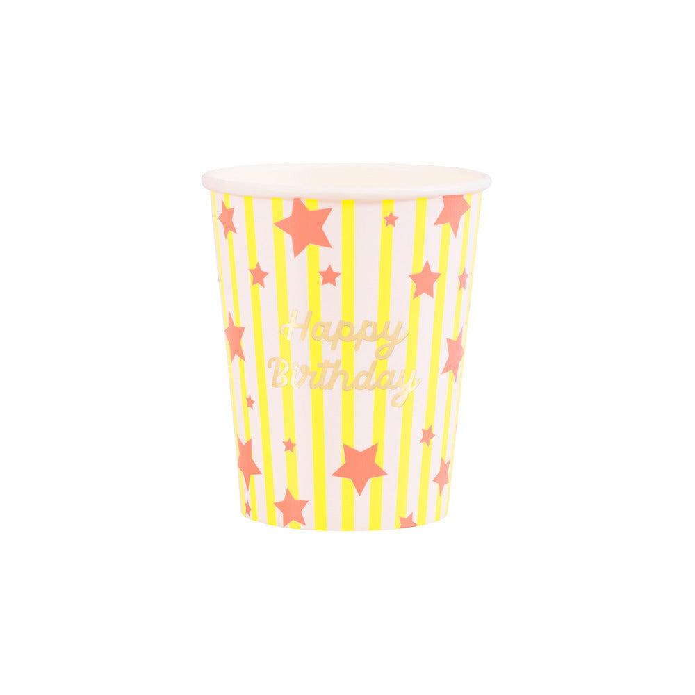 Vasos estrellas y rayas