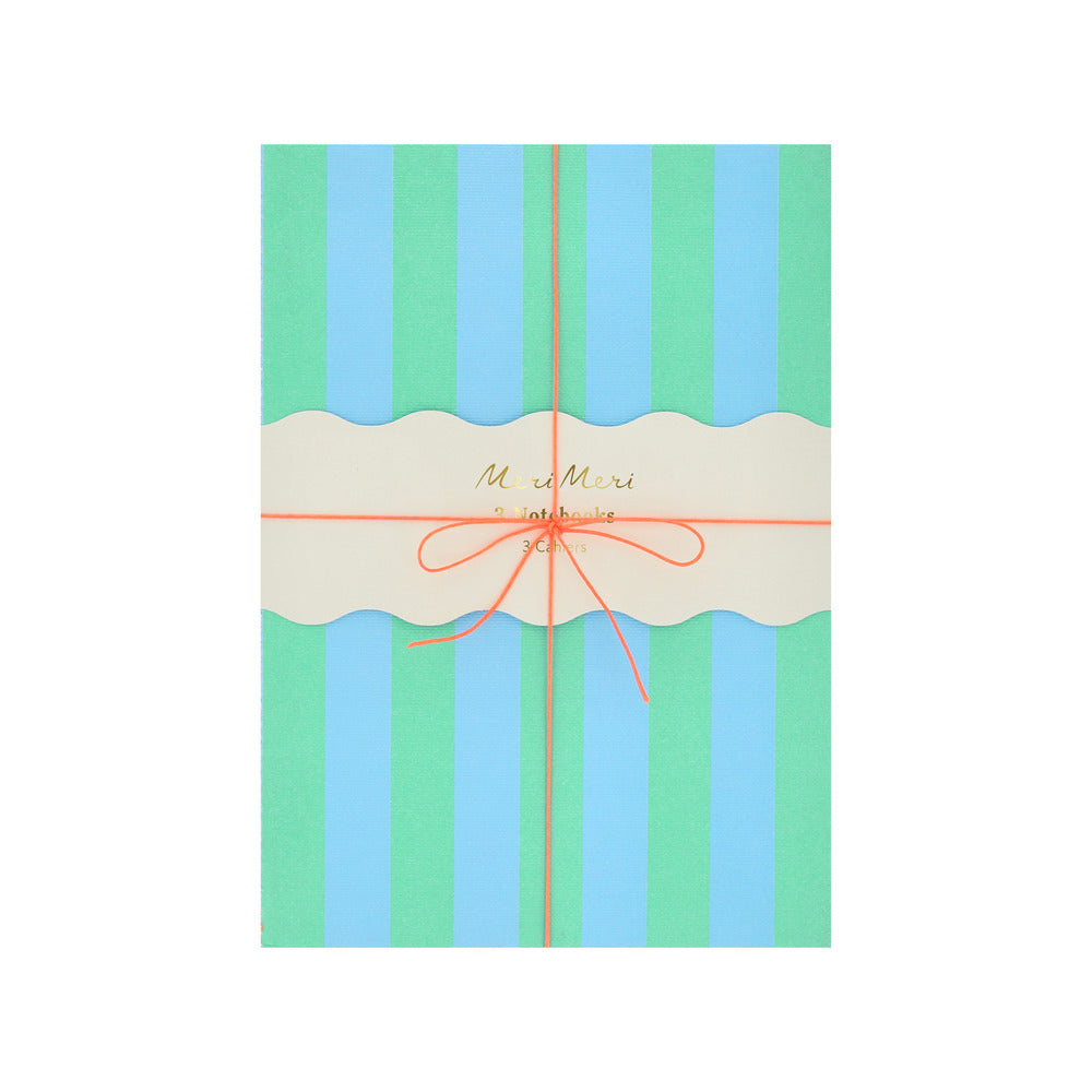 Set de 3 libretas rayas - 48 hojas