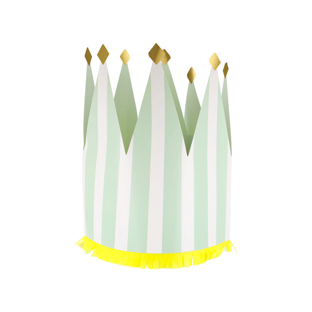 Coronas de cumpleaños XL - rayas
