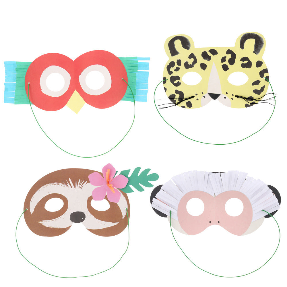 Máscaras de animales - jungla