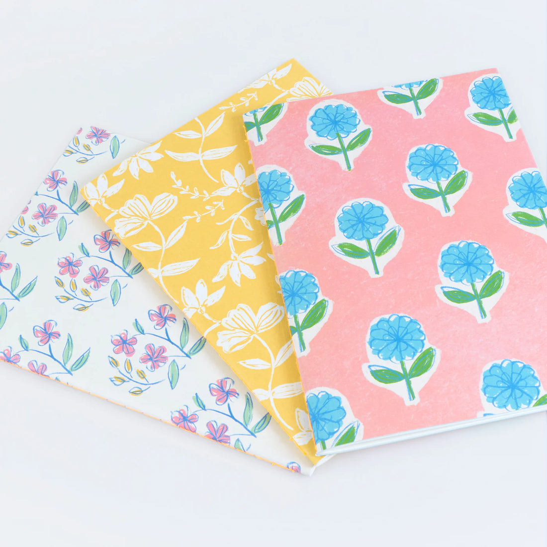 Set de 3 libretas flora - 48 hojas