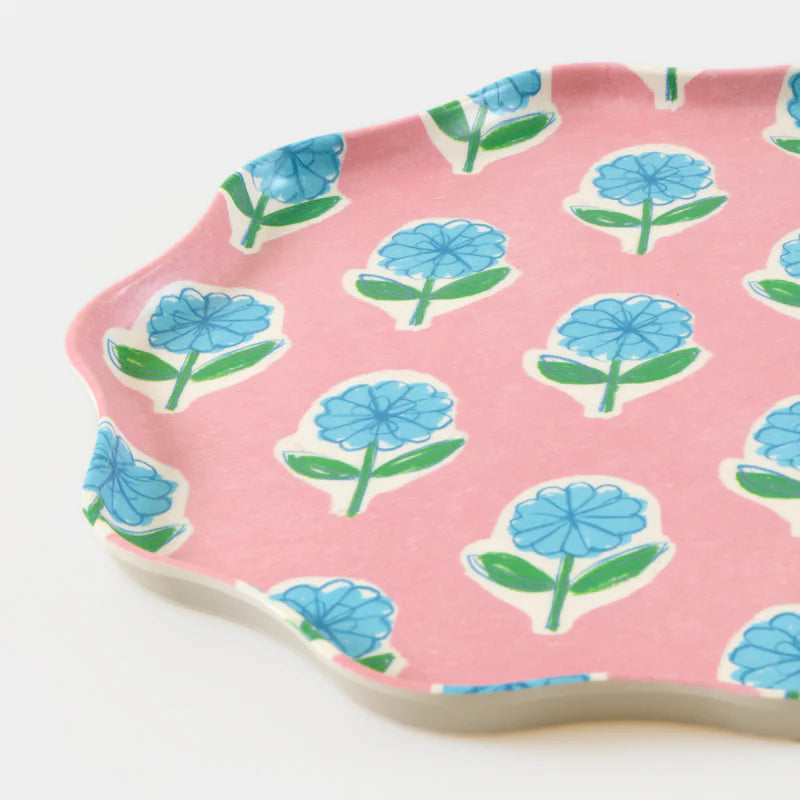 Set x 6 platos reutilizables Flora - grandes