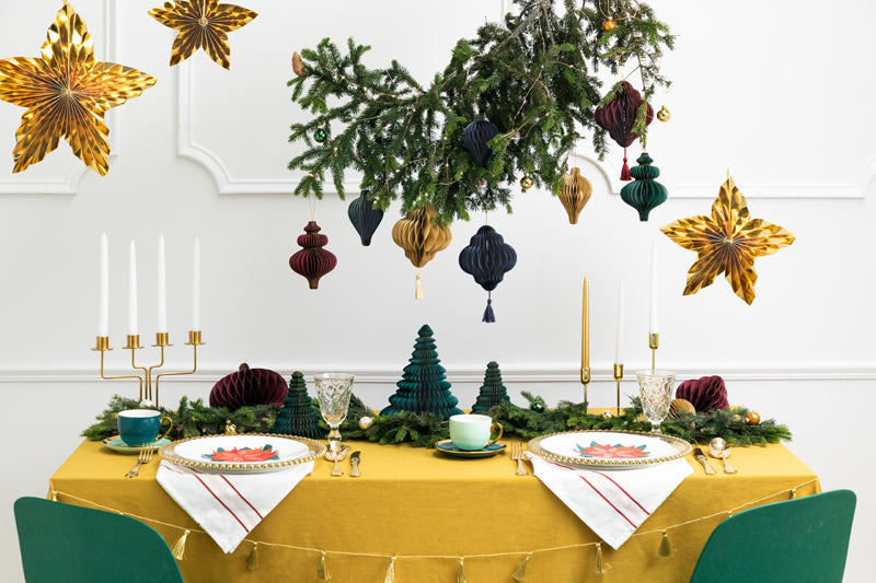 Adorno para el árbol - gota azul