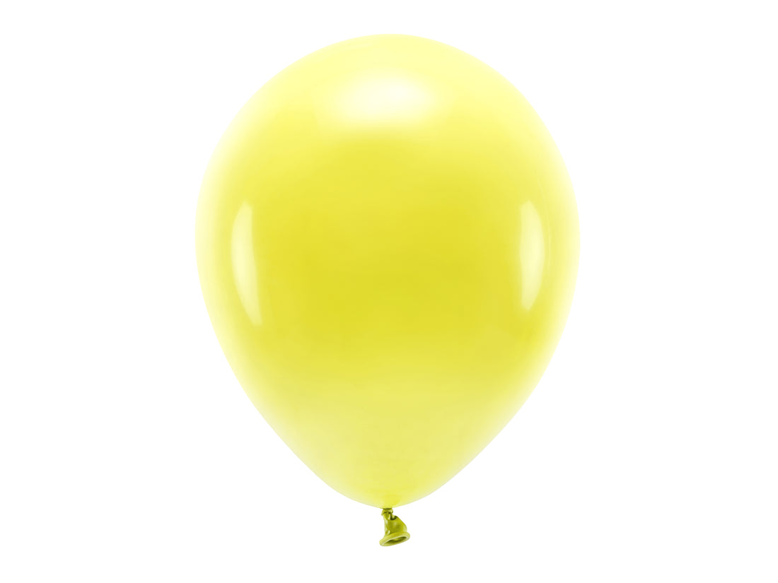 Pack 4 globos 30 cm - amarillo