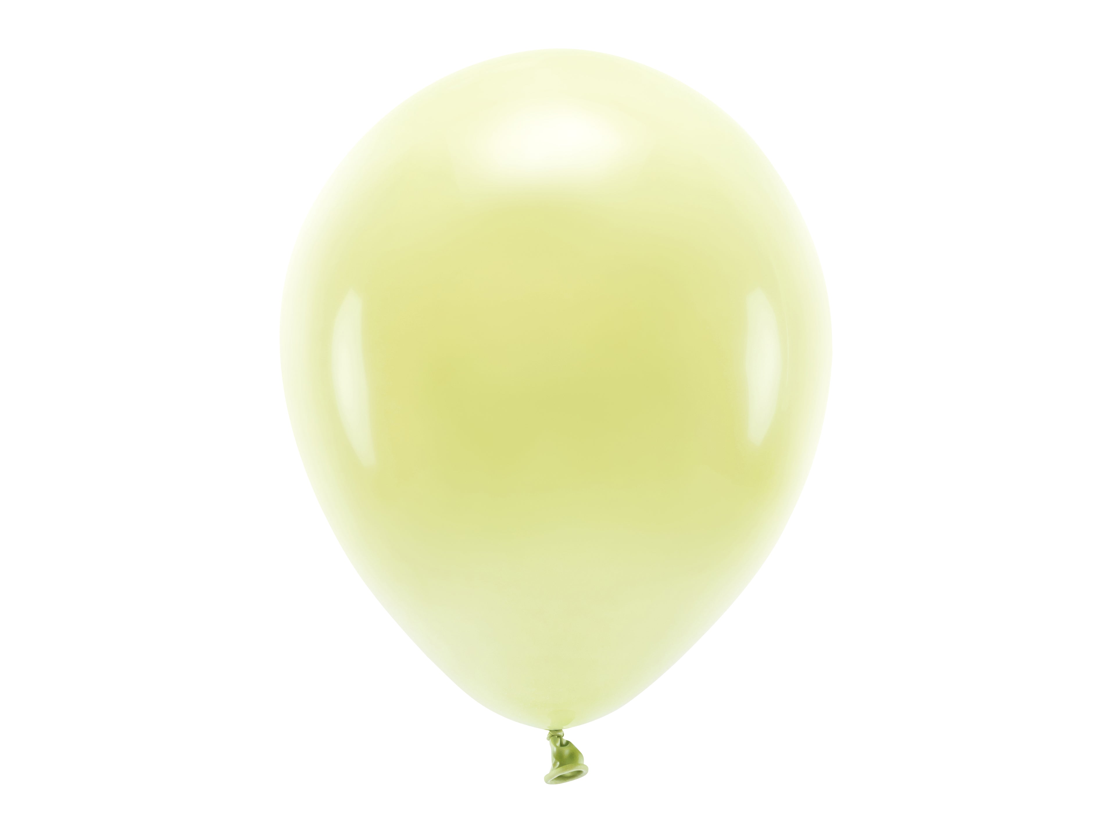 Pack 4 globos 30 cm - Amarillo pastel brillante