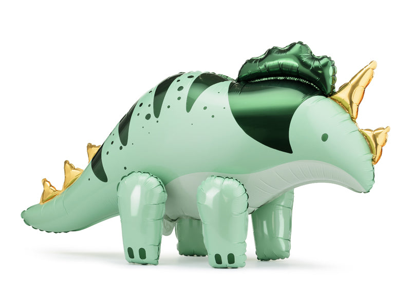 Globo metalizado - triceratops de pie