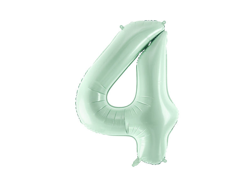 Globo metalizado 4 - 72cm verde menta