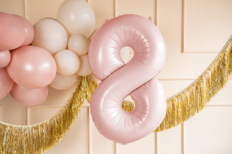 Globo metalizado 8 - 72cm rosado