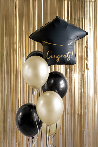 Globo metalizado - birrete Congratulations