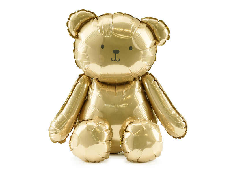 Globo metalizado - oso dorado