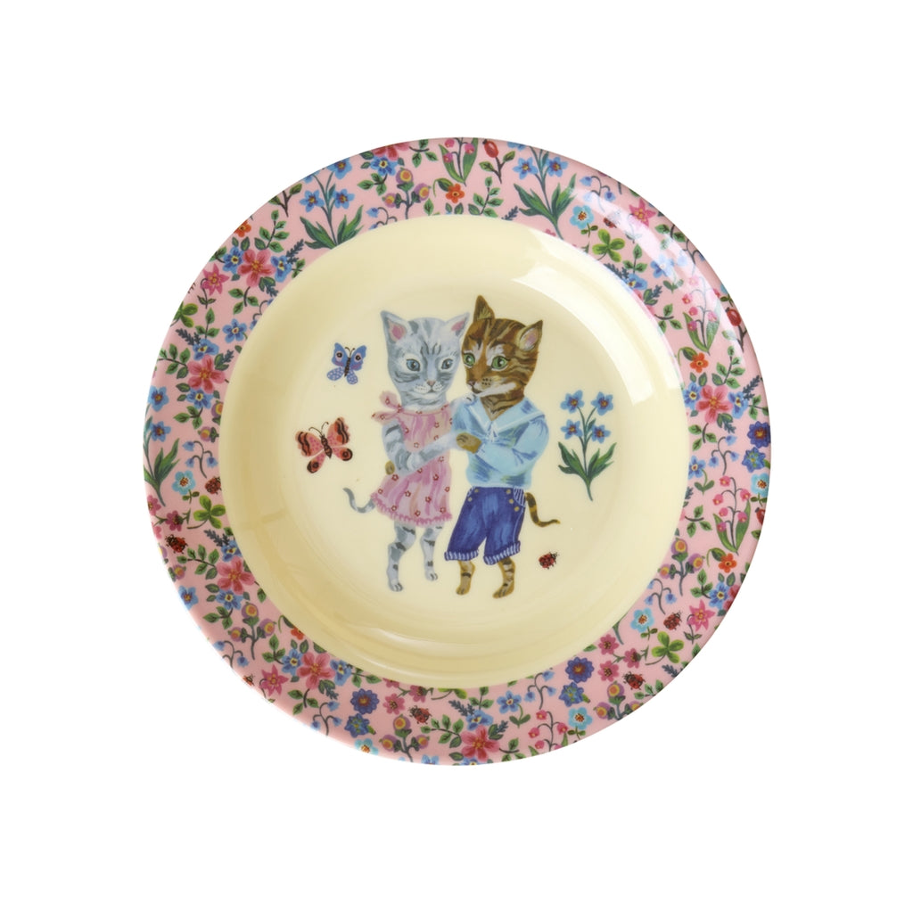 Bowl melamina niños - Nathalie Lété rosado