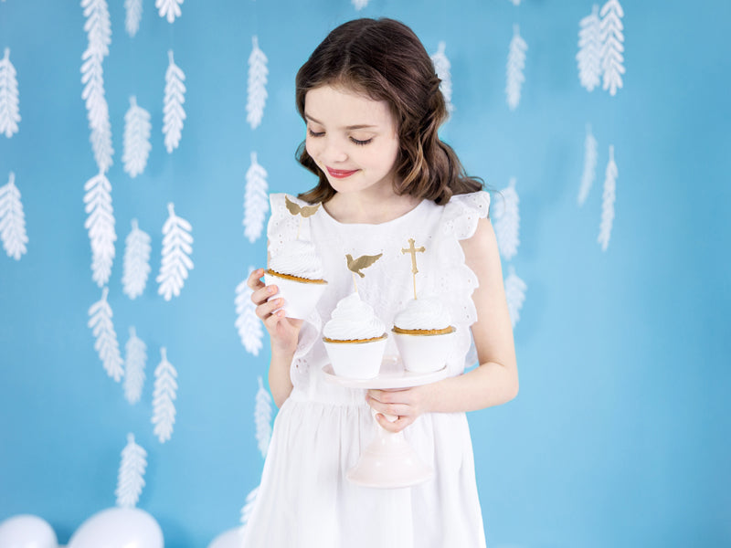 Toppers para cupcake primera comunion (6u)