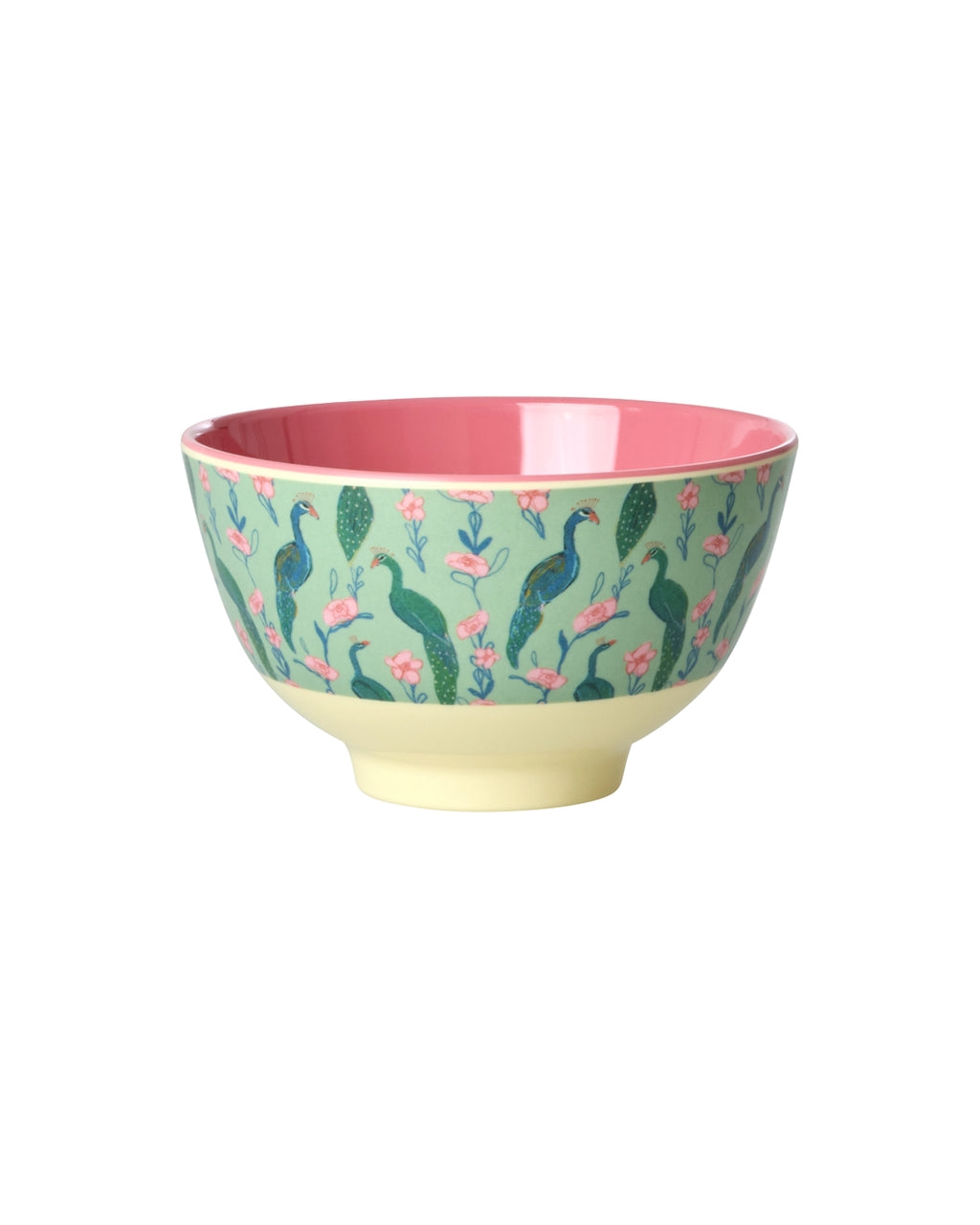 Bowl de melamina pequeño - pavo real turquesa