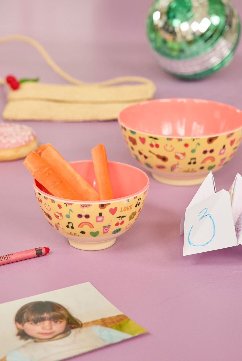 Bowl de melamina pequeño - unicornios