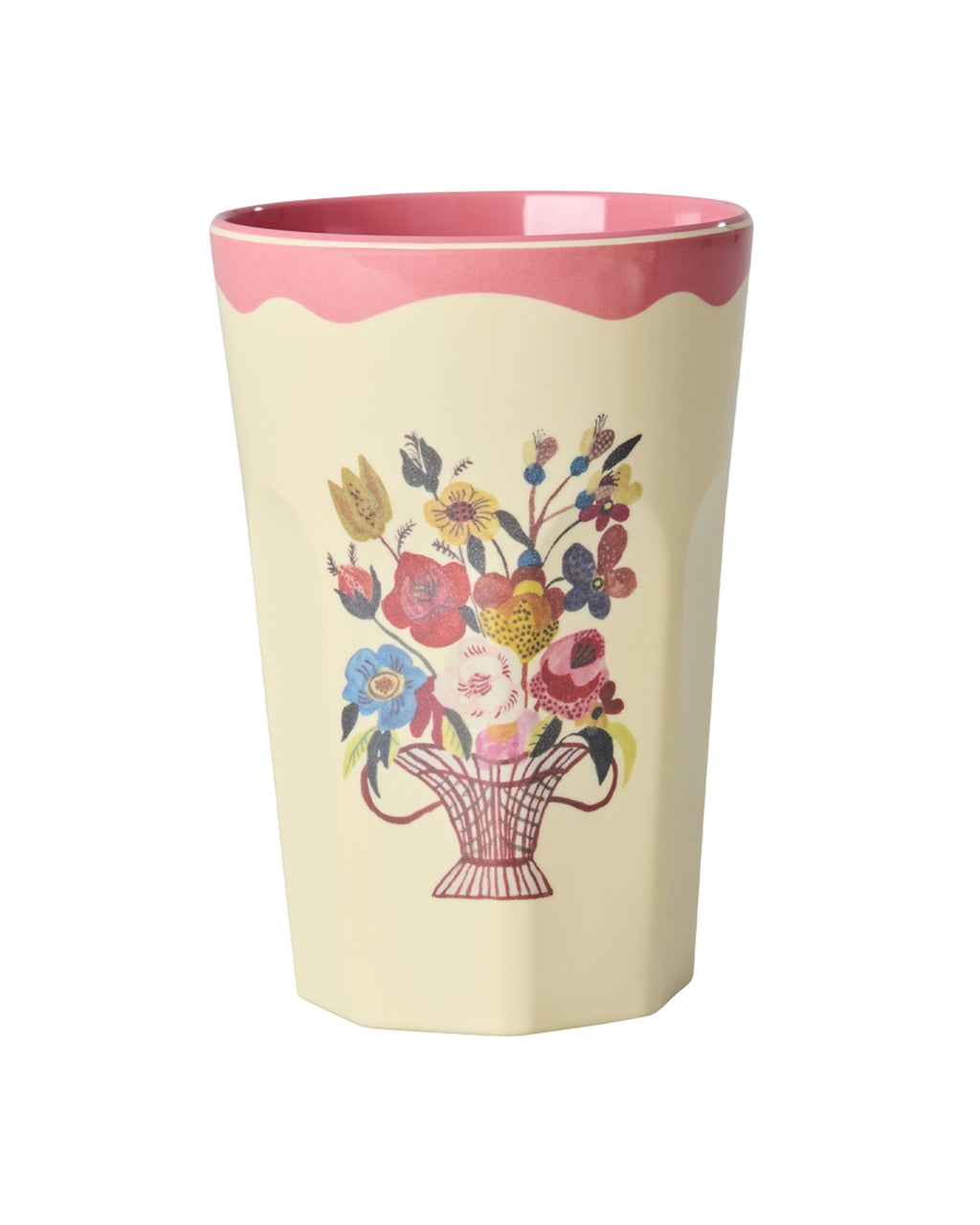 Pack x 2 vasos de melamina altos - Nathalie Lété II flores