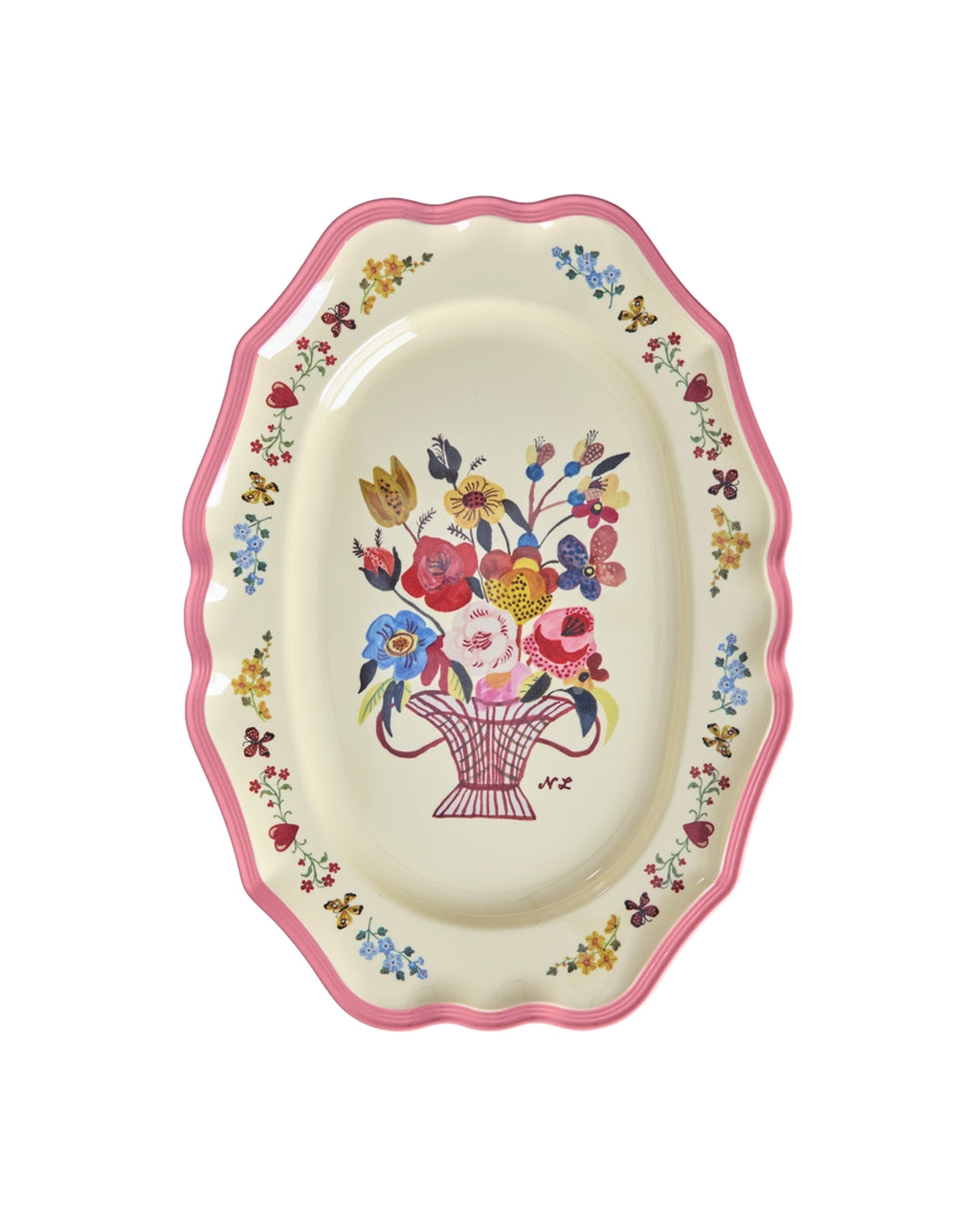 Plato de melamina rectangular XL - Nathalie Lété II