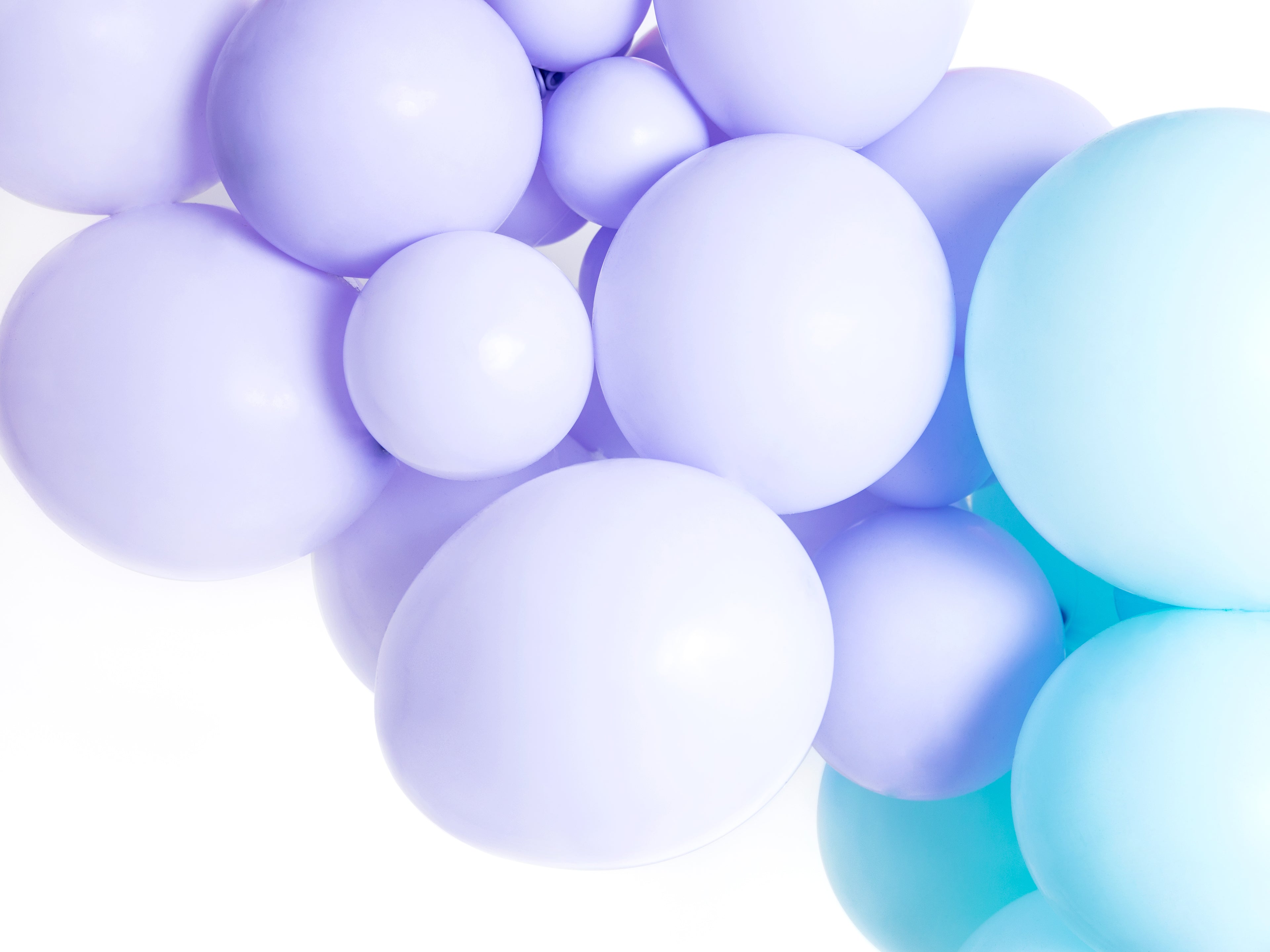 Pack 4 globos 30 cm - lila pastel