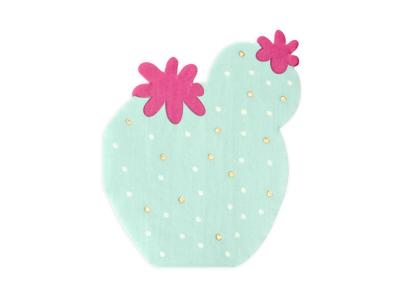Servilletas con forma de cactus