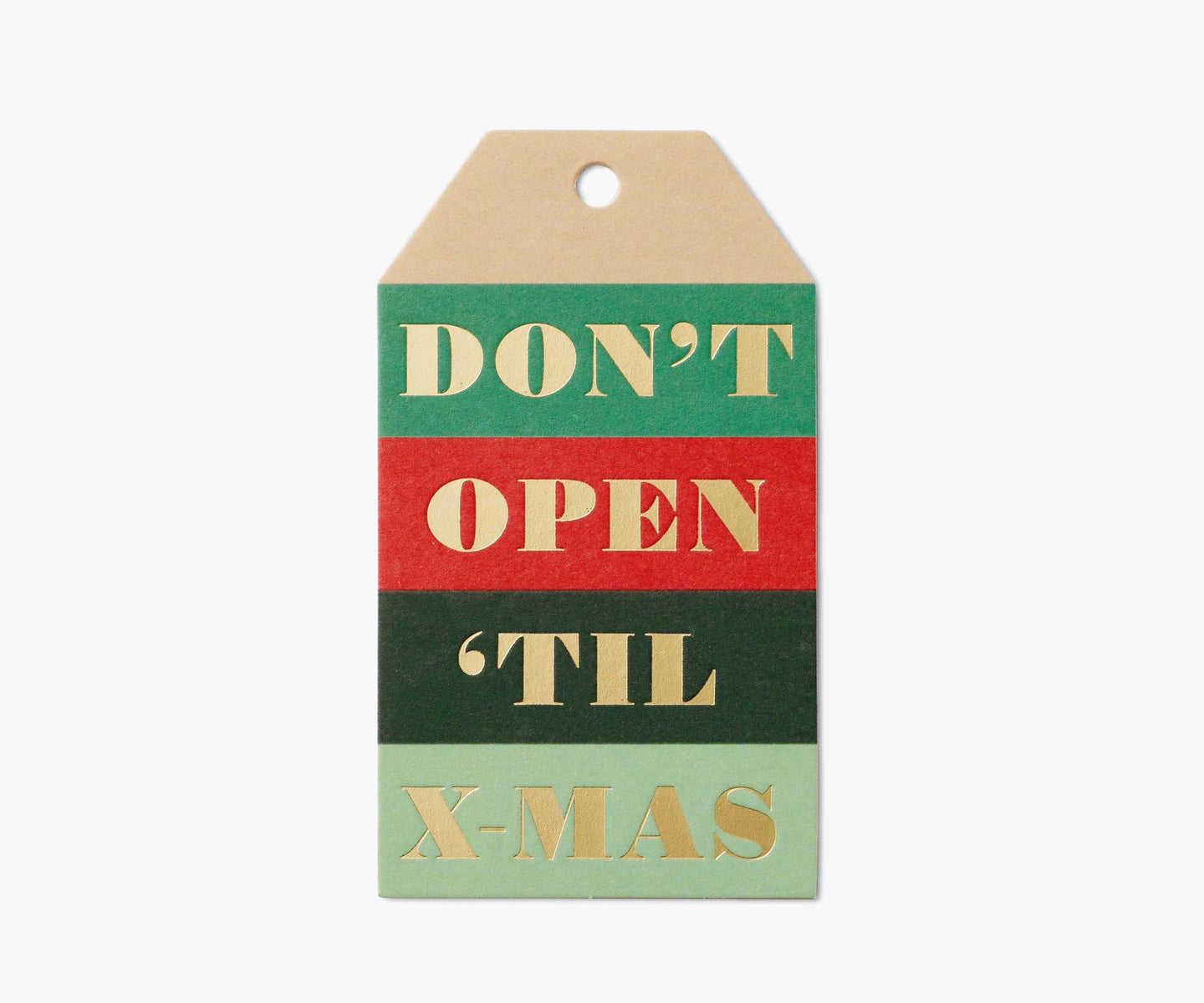 Tags para regalo - no abrir (8 unidades)