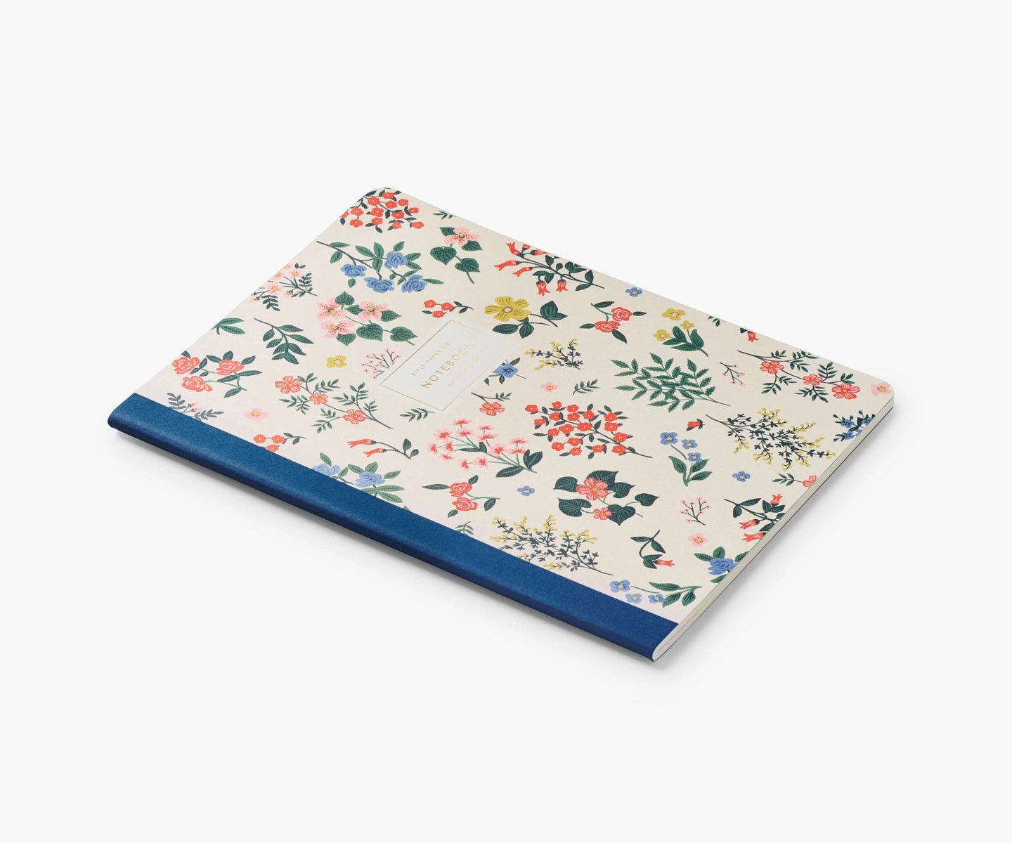 Libreta tapa blanda - diseño flores pequeñas
