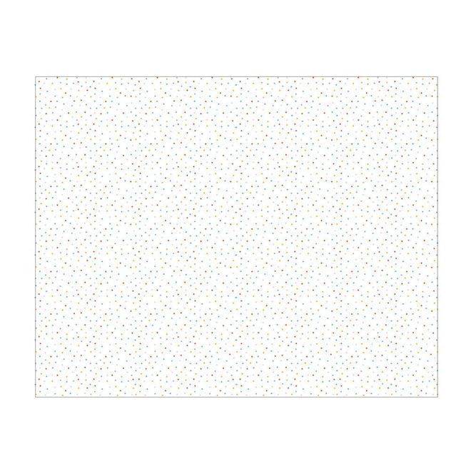 Mantel de papel - puntos multicolor
