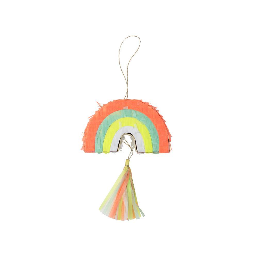 Mini piñatas - arcoiris