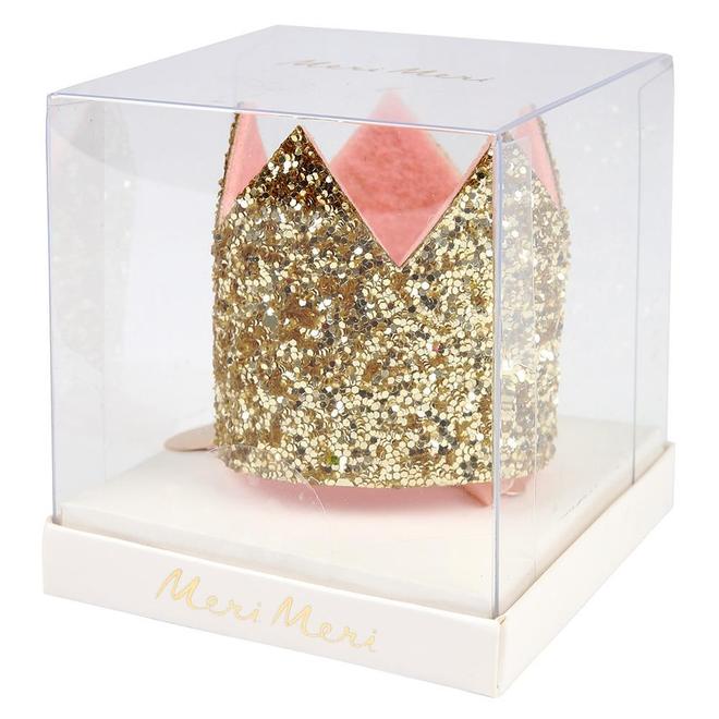 Clip - mini corona dorada