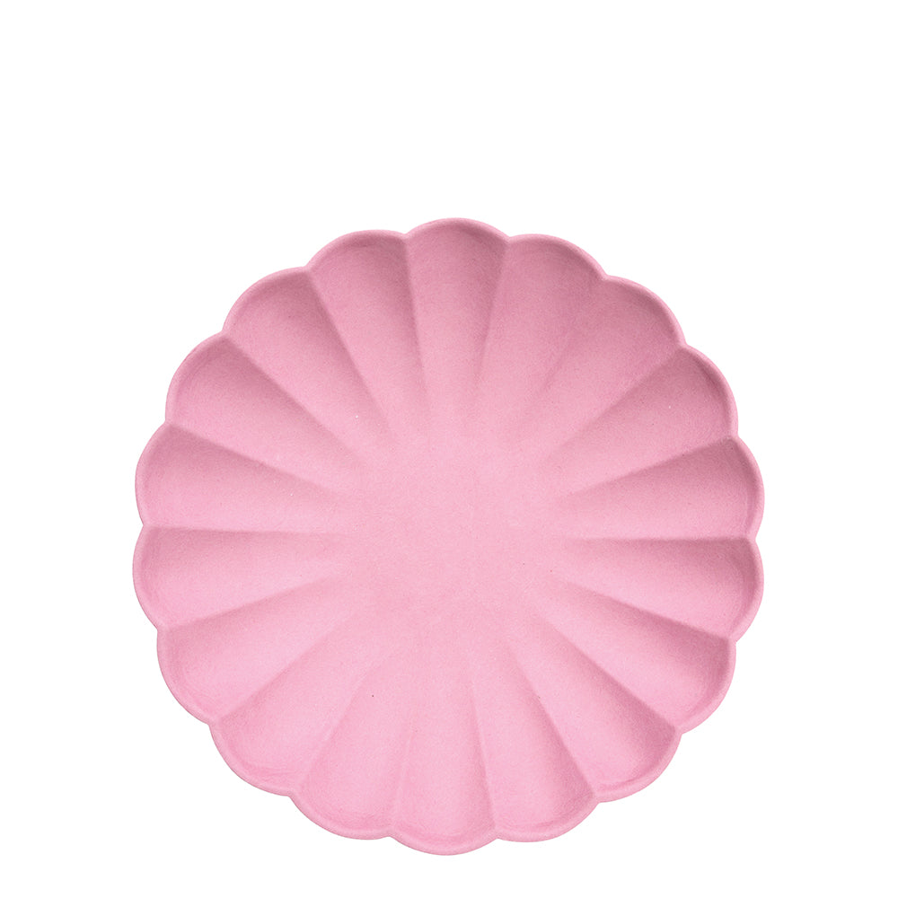 Simply Eco platos rosado oscuro - pequeños