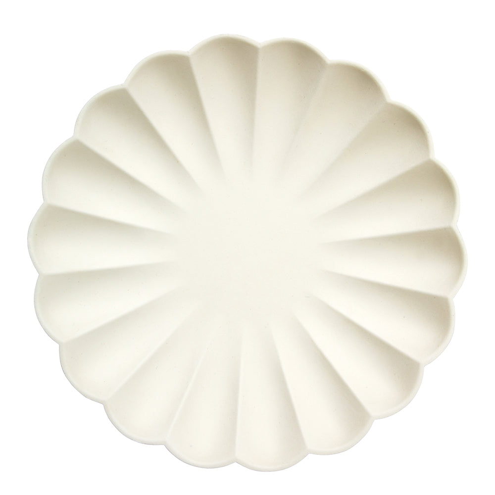 Simply Eco platos crema - grandes