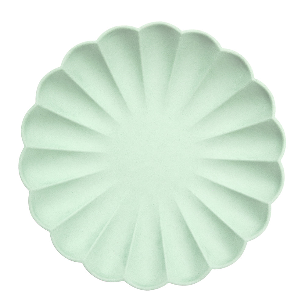 Simply Eco platos menta - grandes