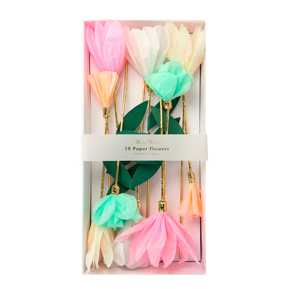 Flores decorativas grandes