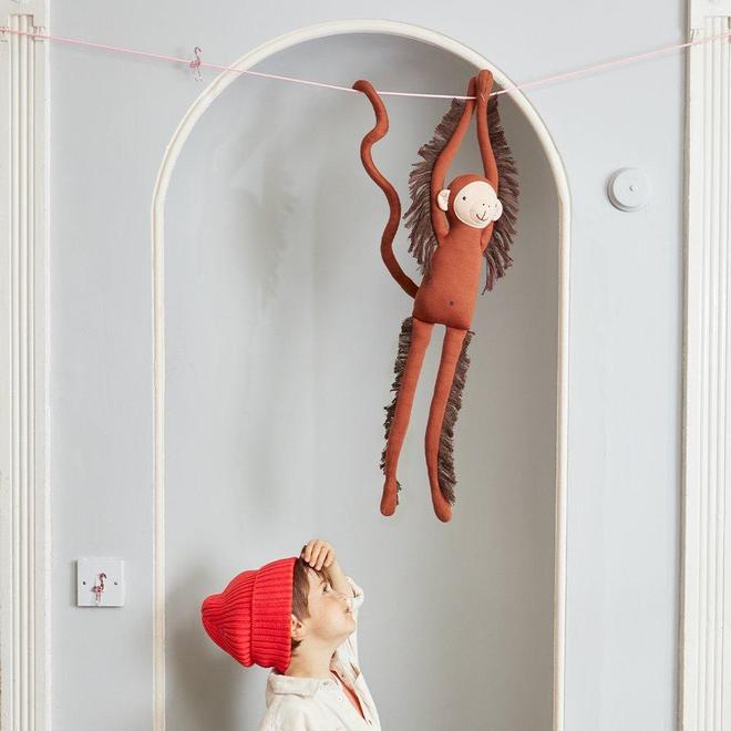 Muñeco tejido grande - mono Baboo