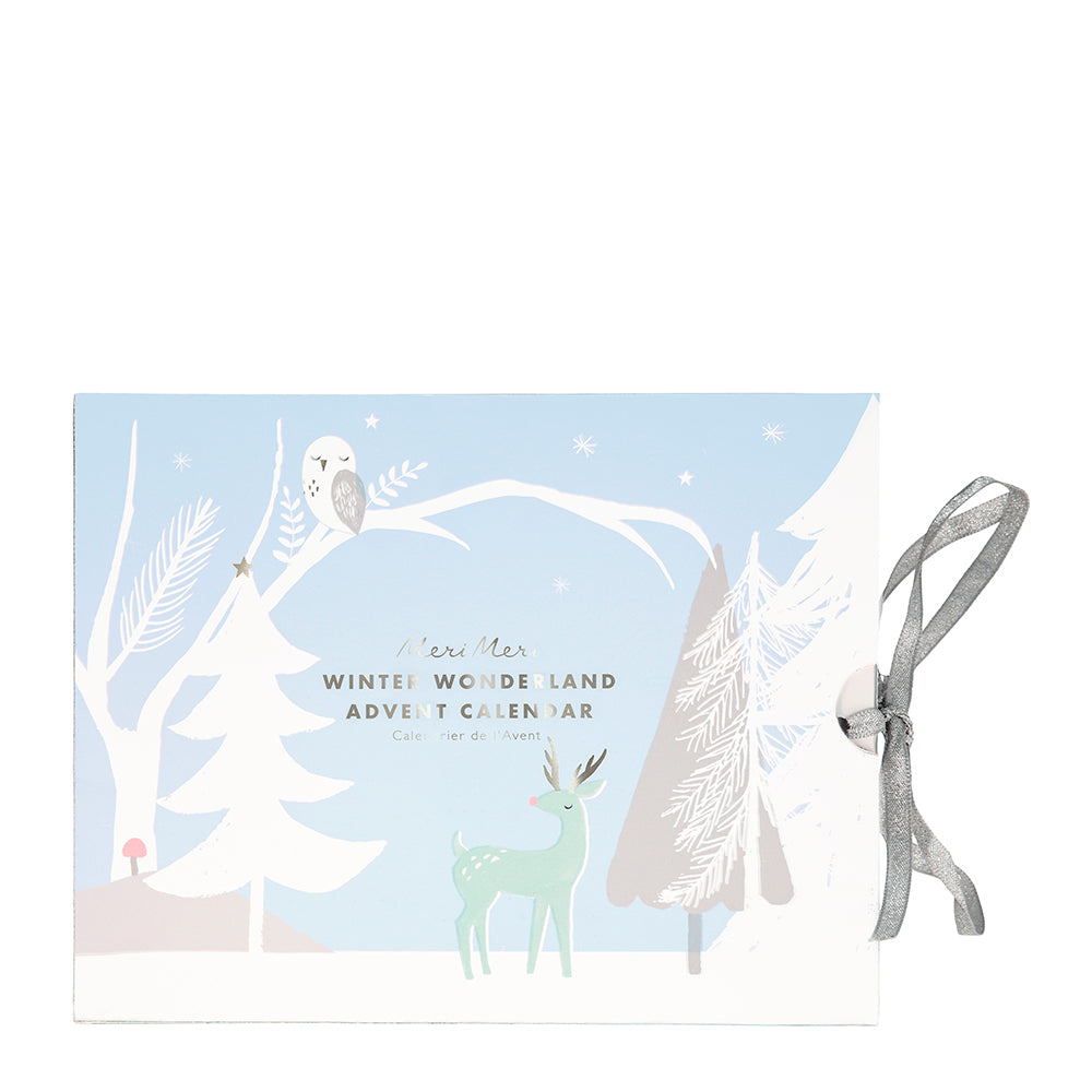 Calendario de adviento - Escena de Navidad de papel
