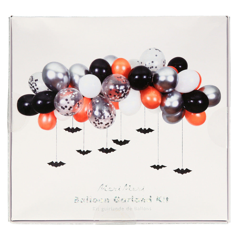 Guirnalda de globos - murciélagos Halloween