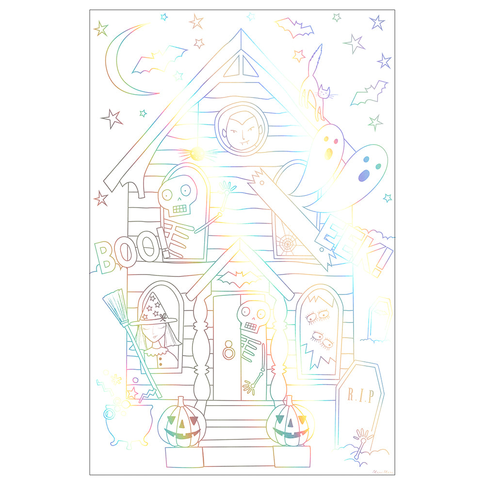 Poster para pintar - Halloween (2 hojas)