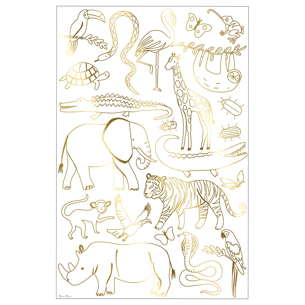 Posters para pintar - safari (2 hojas)