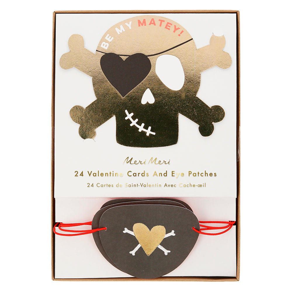 Set tarjetas de la amistad - piratas (24 unidades)