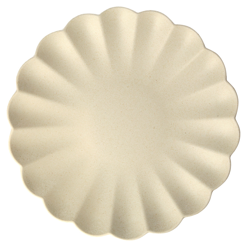 Platos de fibra de bambú - grandes 24cm